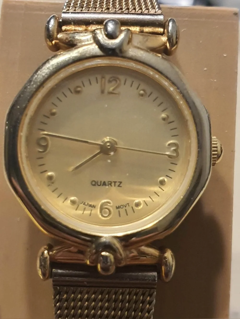 🦋10/$20🦋 Goldtone Stainless Steel Mesh Women's Watch